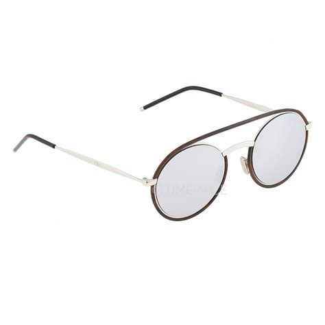 Dior Grey Silver ar Oval Men's Sunglasses DIORSYNTHESIS01 